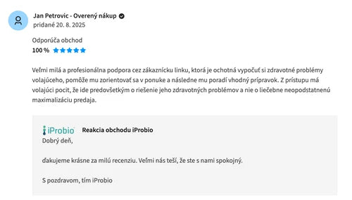 Ověřená recenze z Heureka.sk: profesionální zákaznická linka, která radí a netlačí na prodej