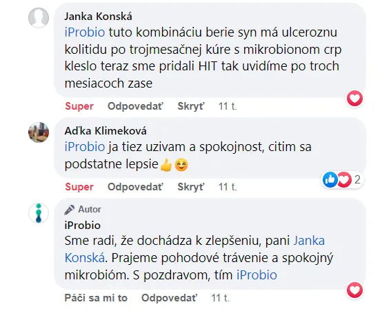 Komentář na Facebooku, Janka Konská: „tuhle kombinaci bere syn“